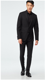 black suit